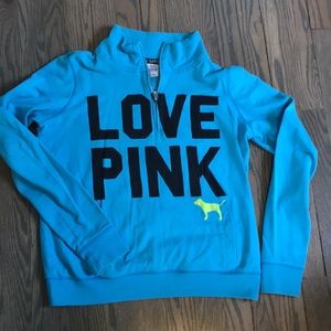 VS 👙PINK quarter zip sweatshirt